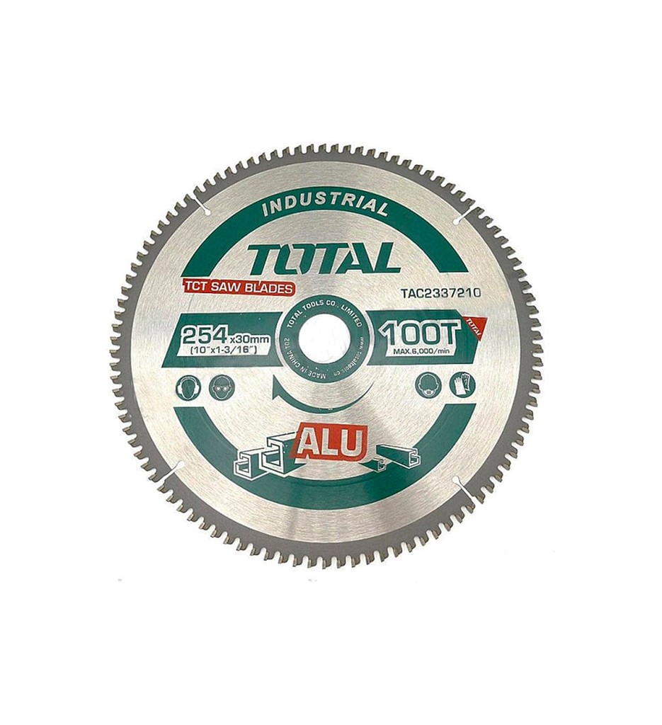 TOTAL TCT saw blade 255mm  for Aluminum (TAC2337210)