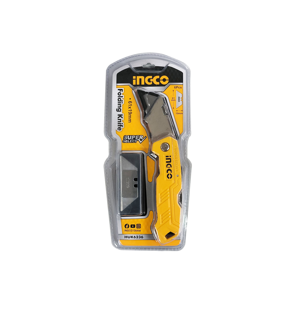 INGCO Folding Knife (HUK6236)