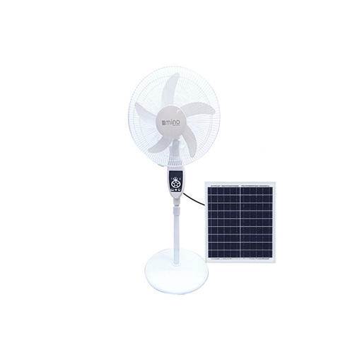 [8010653] Mino Rechargeable Solar Fan 16" (H116)